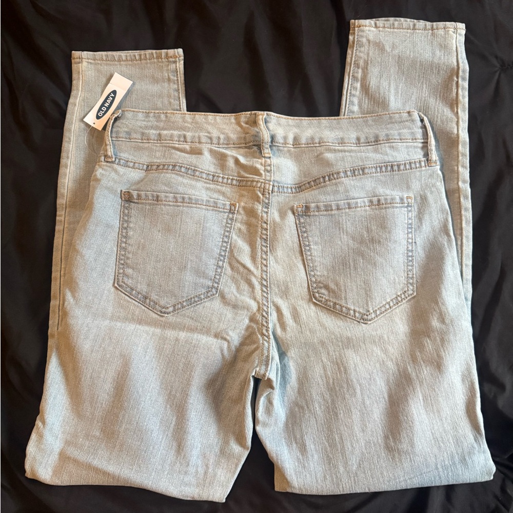 Old Navy Light Blue Women's Skinny Jeans - Picture 4 of 4